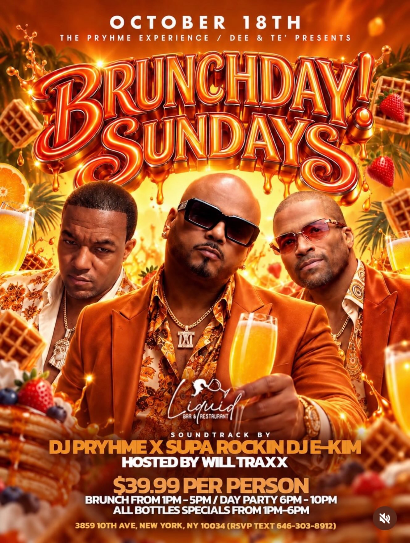 Brunchday Sundays flyer
